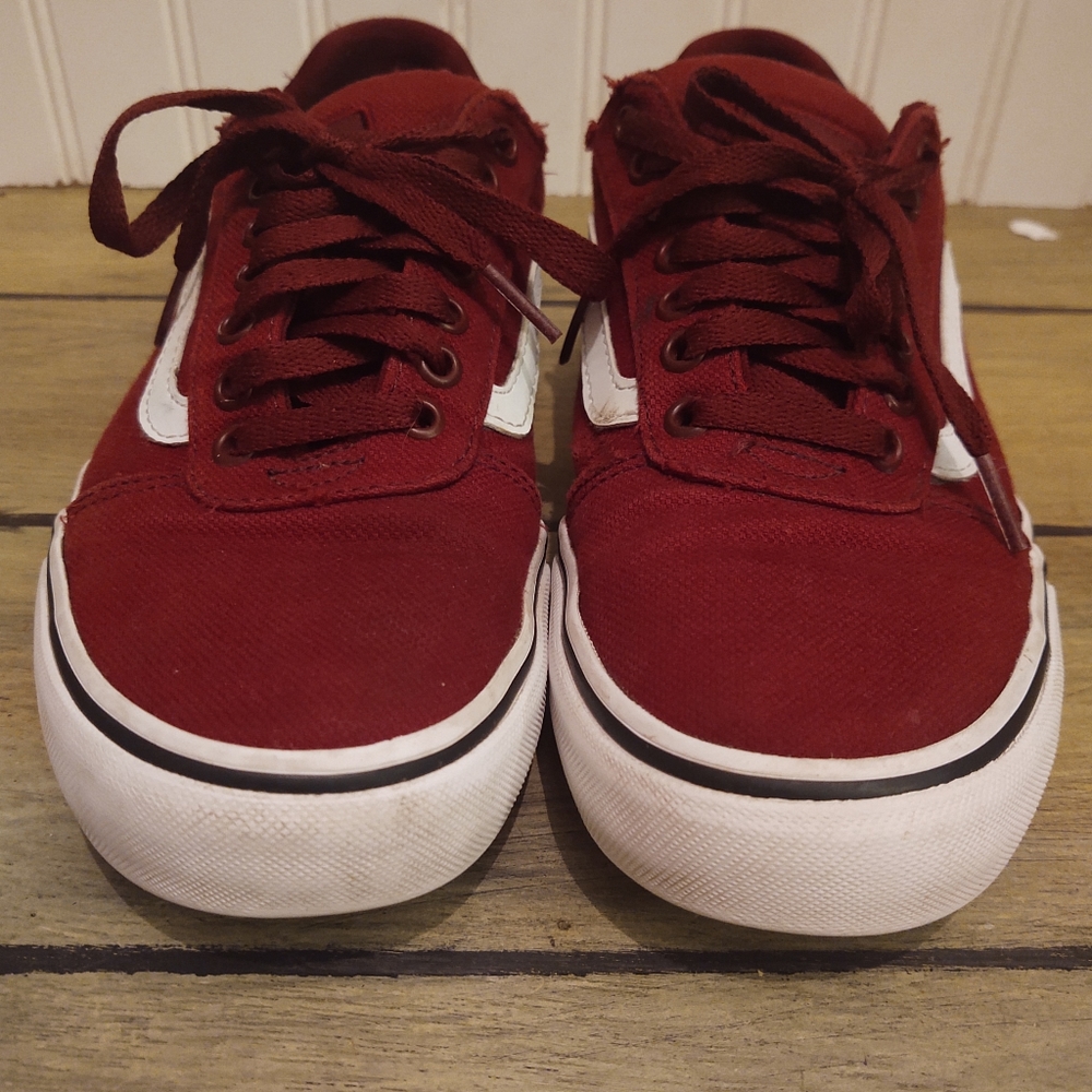 Vans off the wall red